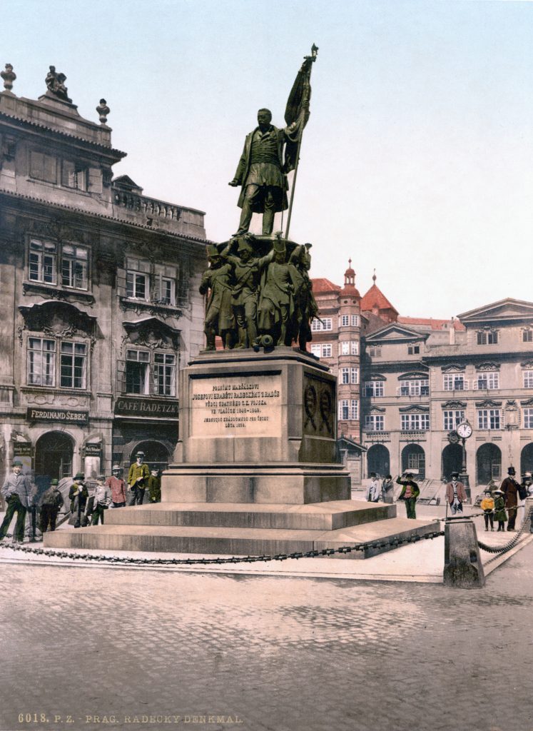 Radetzky-Denkmal am Prager Kleinseiter Ring